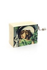 Fridolin Lempicka Young Lady with Gloves La Vie en Rose Music Box 58352