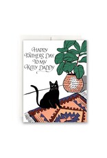 Antiquaria Kitty Daddy A2 Notecard