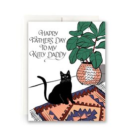 Antiquaria Kitty Daddy A2 Notecard