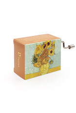 Fridolin Van Gogh Sunflowers Spring Music Box