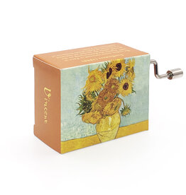 Fridolin Van Gogh Sunflowers Spring Music Box