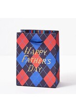 Paper Source Small Argyle Happy Father's Day Gift Bag