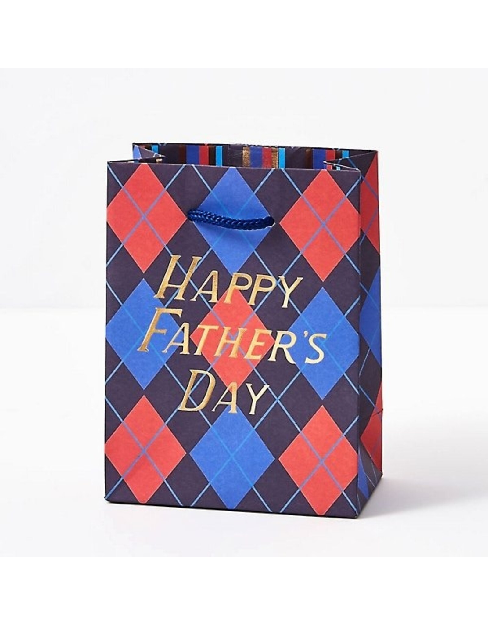 Paper Source Small Argyle Happy Father's Day Gift Bag