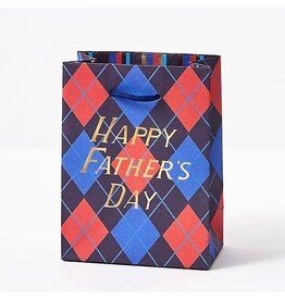 Paper Source Small Argyle Happy Father's Day Gift Bag