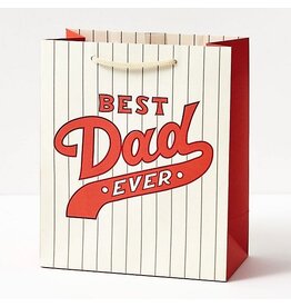Paper Source Medium Best Dad Ever Baseball Gift Bag