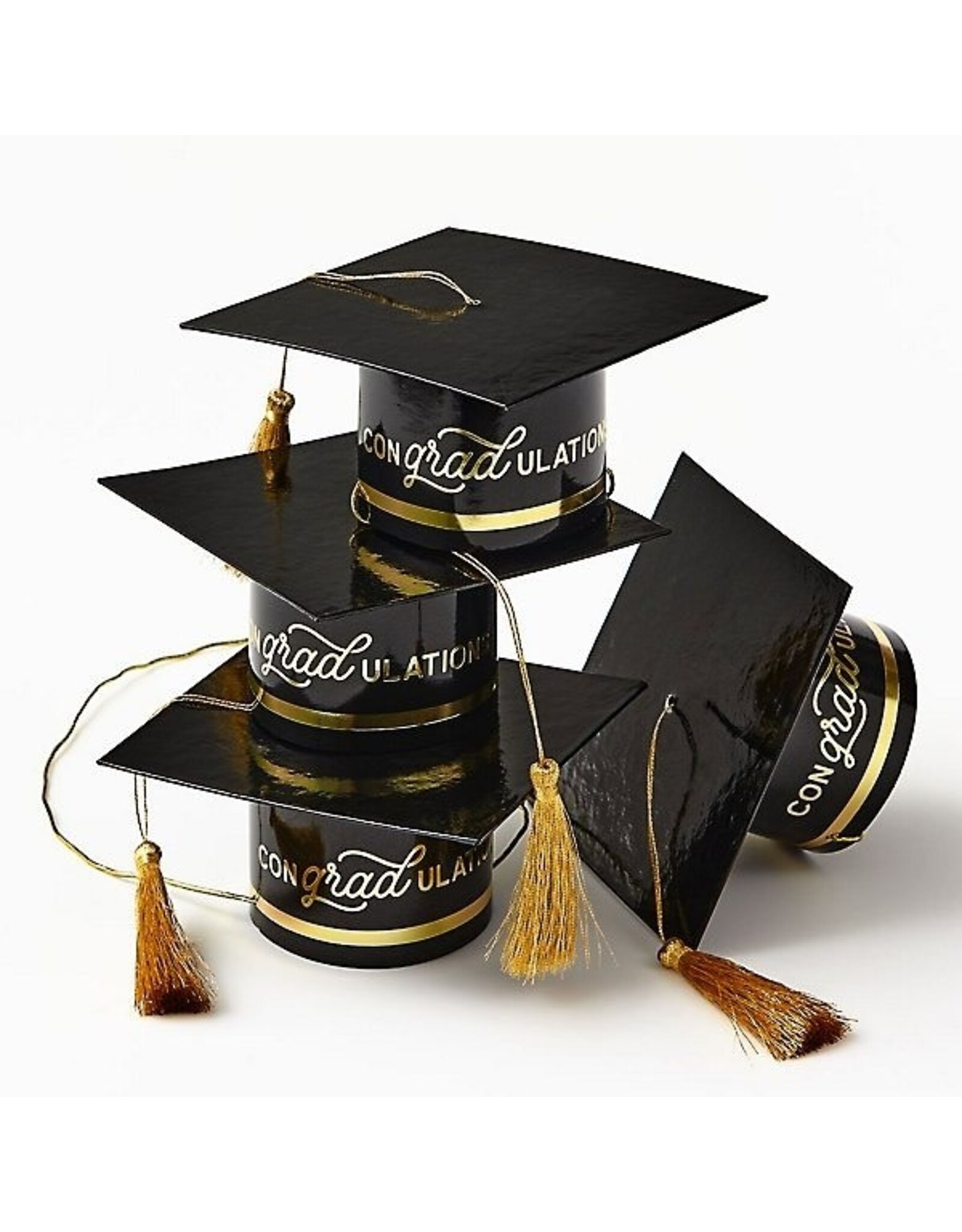 Paper Source Mini Graduation Cap Party Hats Set of 4