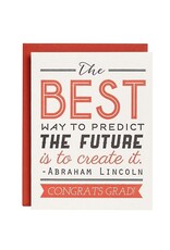 Paper Source Predict Future Graduation A2 Notecard