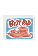 Red Cap Cards Wombat Dad A2 Notecard