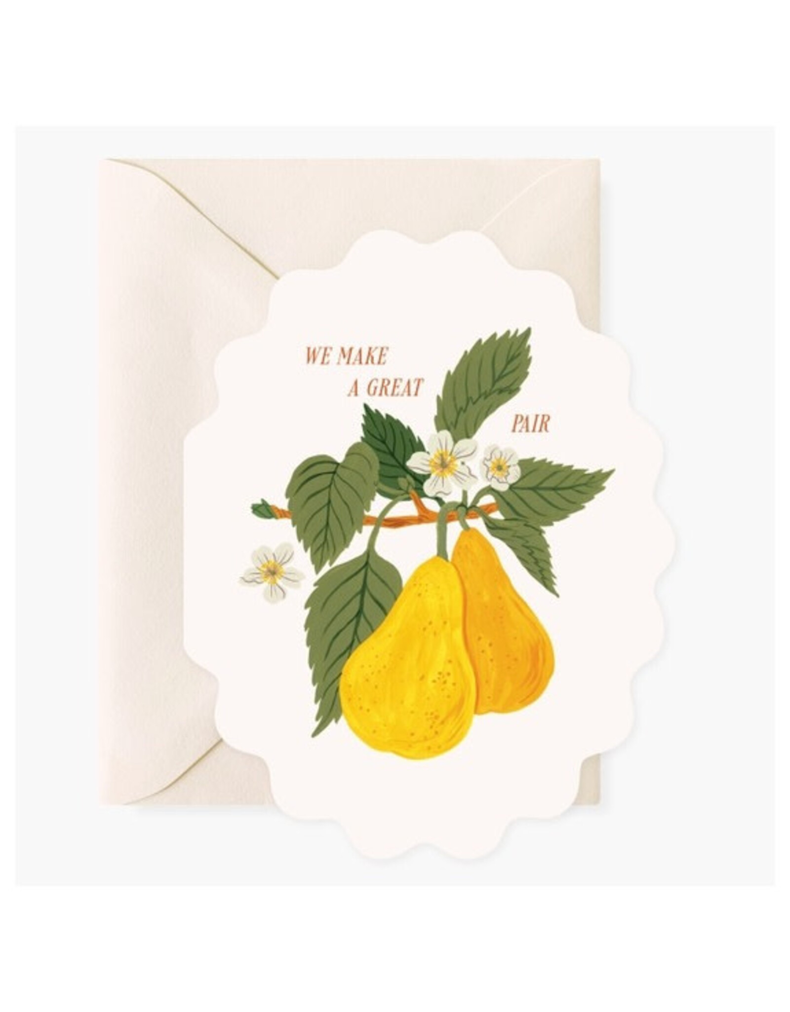 Botanica Paper Co. We Make A Great Pair A2 Notecard