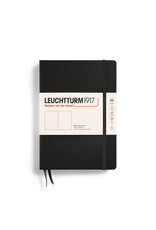 Leuchtturm1917 Hardcover Black A5 Plain Medium Notebook