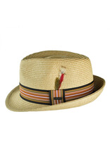 Jaxon Hats, Inc. XXL Ridley Toyo Straw Natural Trilby Fedora Hat