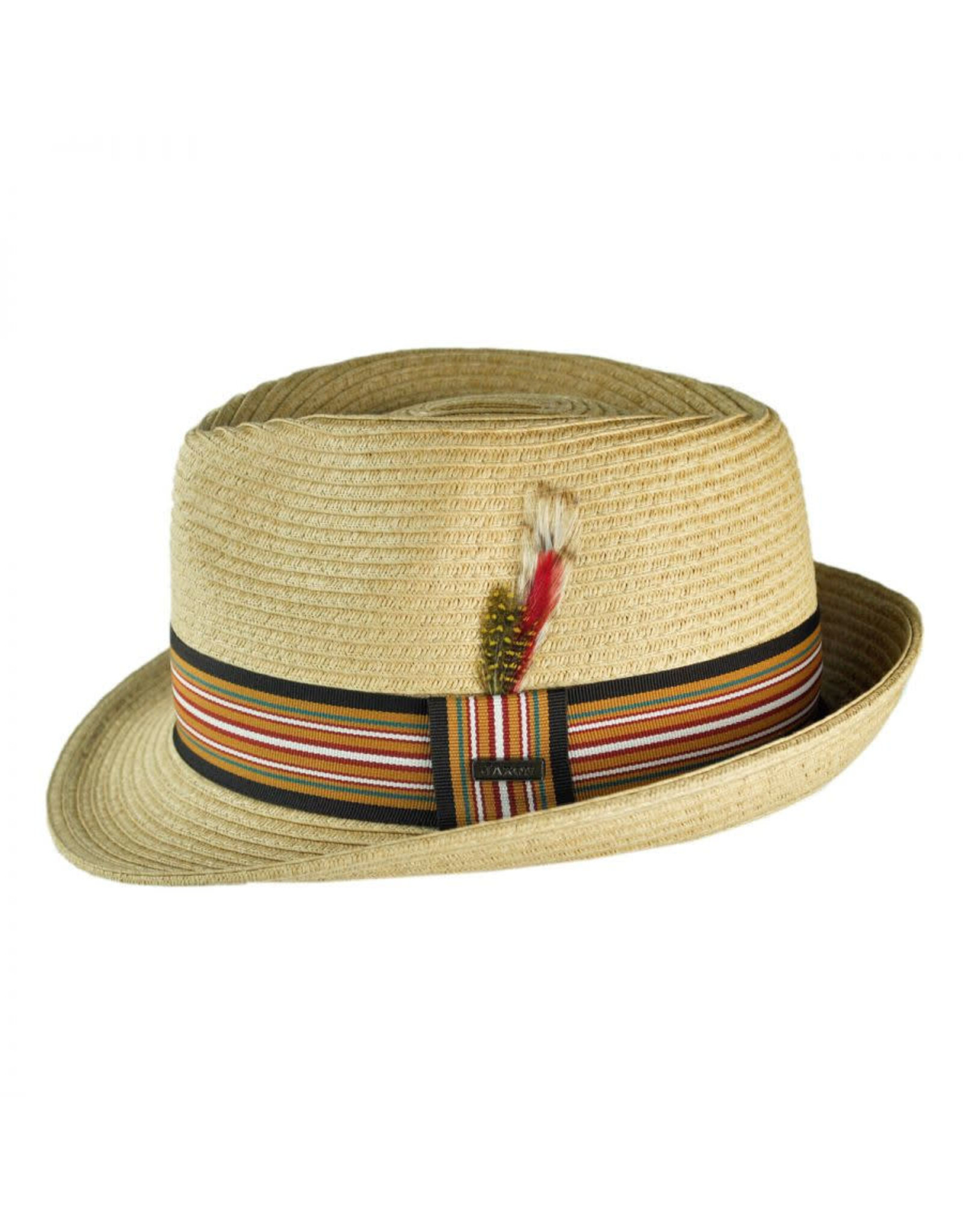 Jaxon Hats, Inc. XXL Ridley Toyo Straw Natural Trilby Fedora Hat