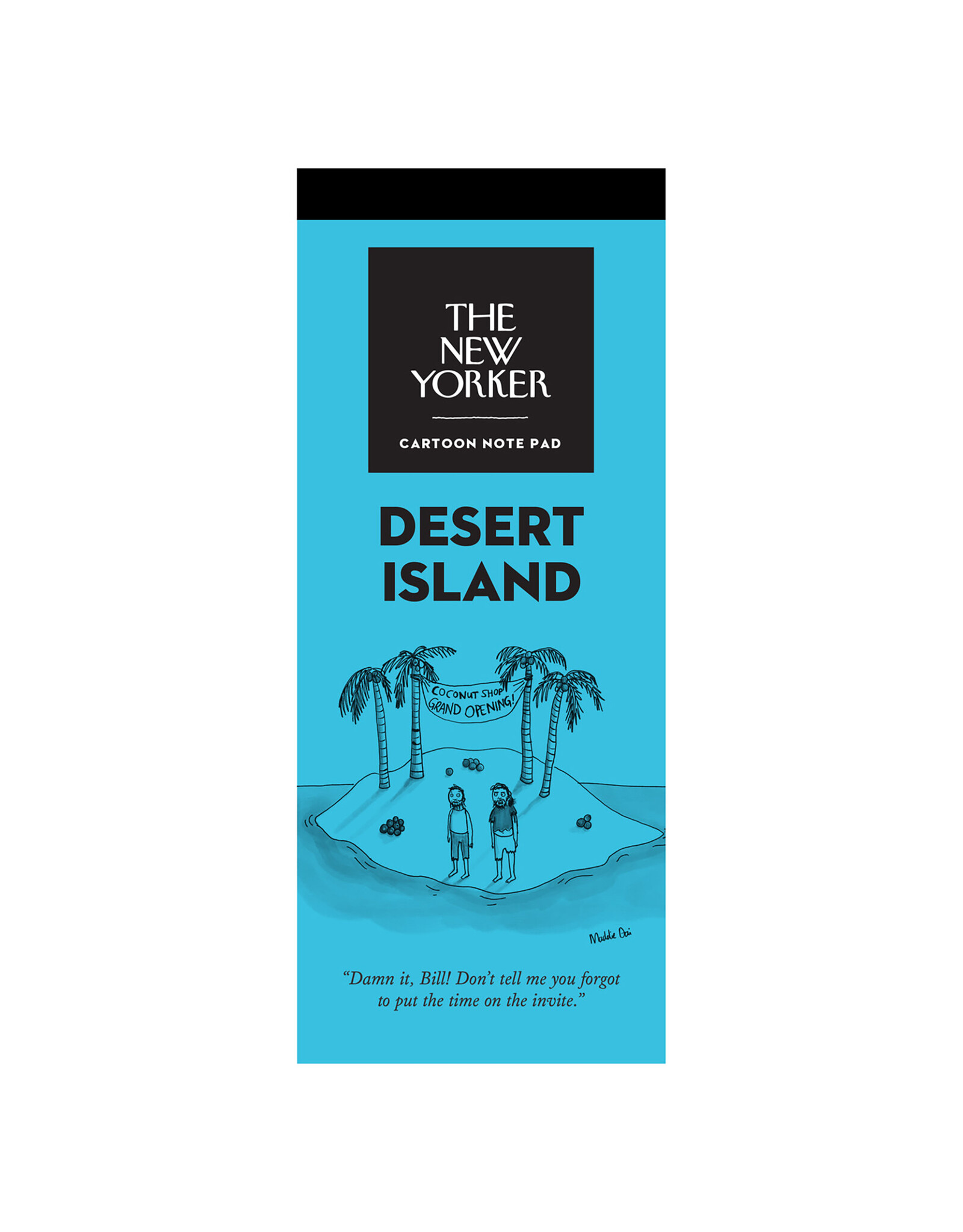 The New Yorker Desert Island New Yorker Cartoon Notepad