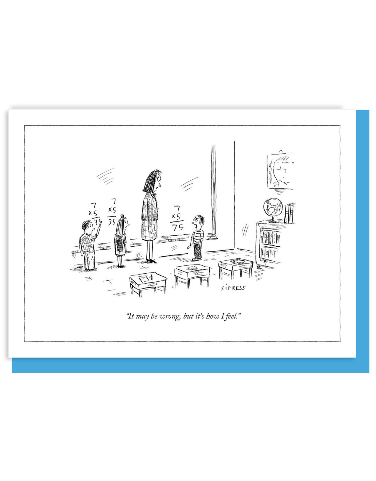 The New Yorker It's How I Feel New Yorker A7 Cartoon Notecard