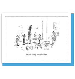 The New Yorker It's How I Feel New Yorker A7 Cartoon Notecard