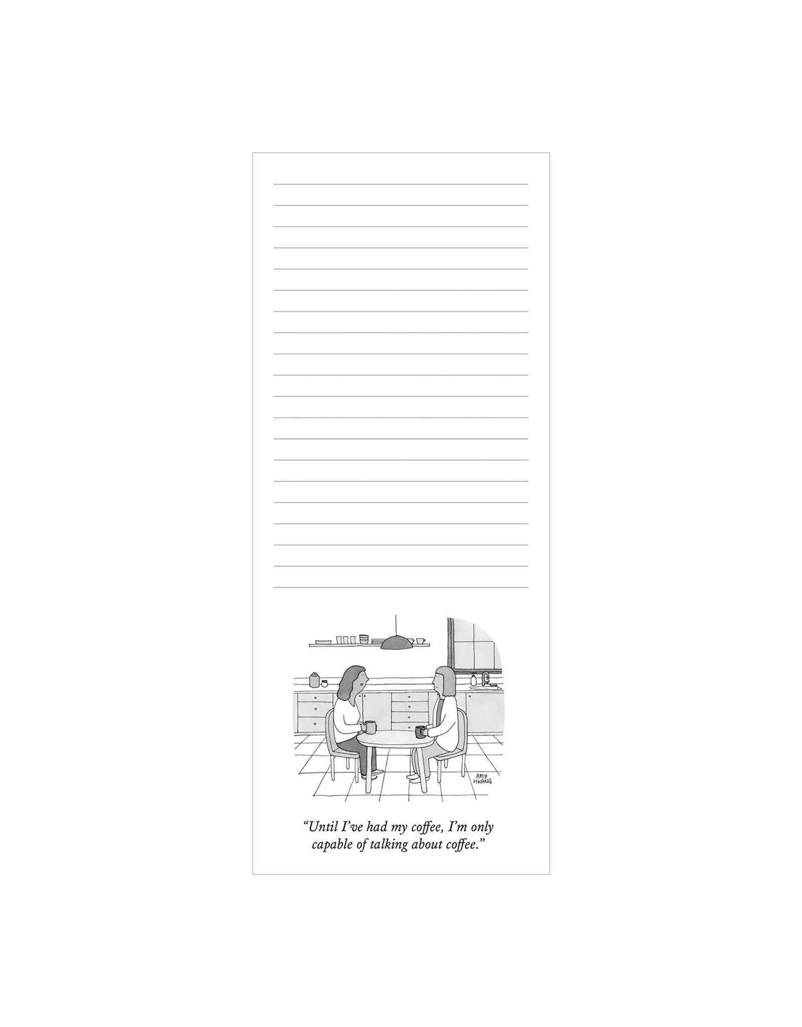 The New Yorker Coffee New Yorker Cartoon Notepad