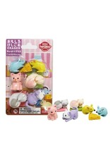 Iwako Cat and Mouse Erasers Blister Pack