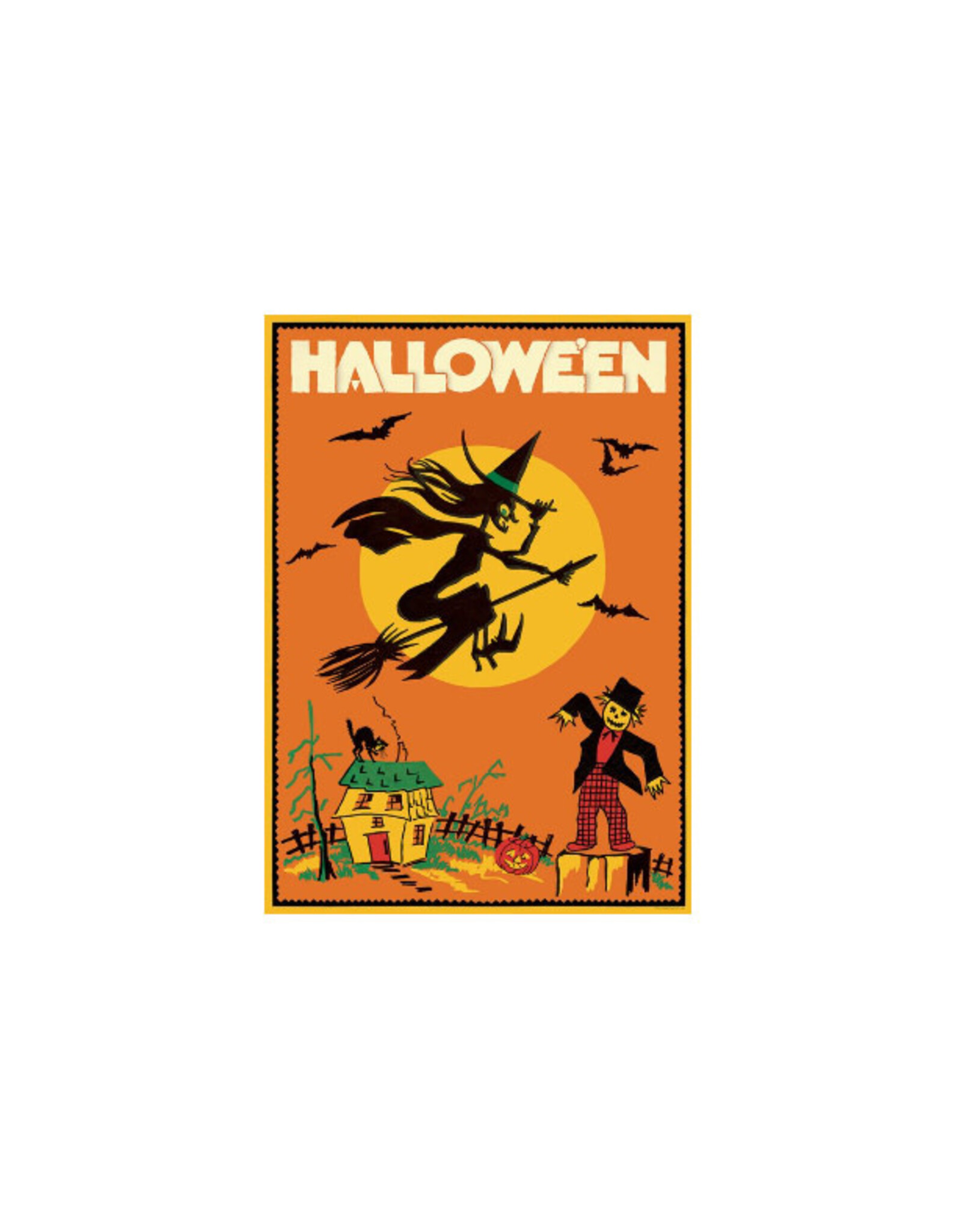 Cavallini Papers & Co. Wrap Halloween Witch