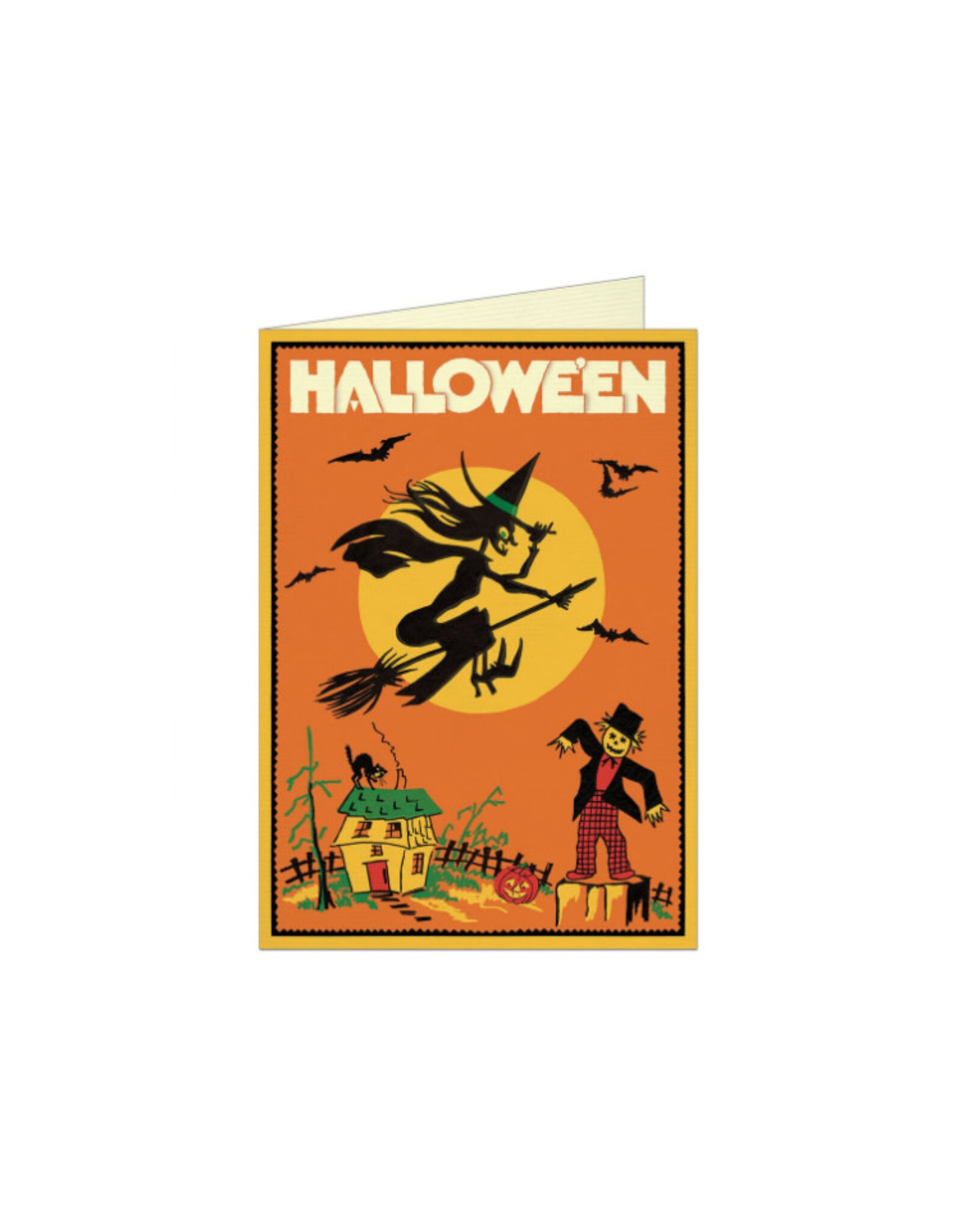 Cavallini Papers & Co. Halloween Witch Greeting