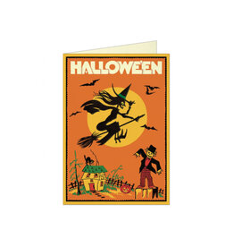 Cavallini Papers & Co. Halloween Witch Greeting