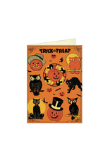 Cavallini Papers & Co. Vintage Halloween Greeting Notecard