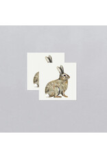Tattly Bunny Rabbit Temporary Tattoo Pair