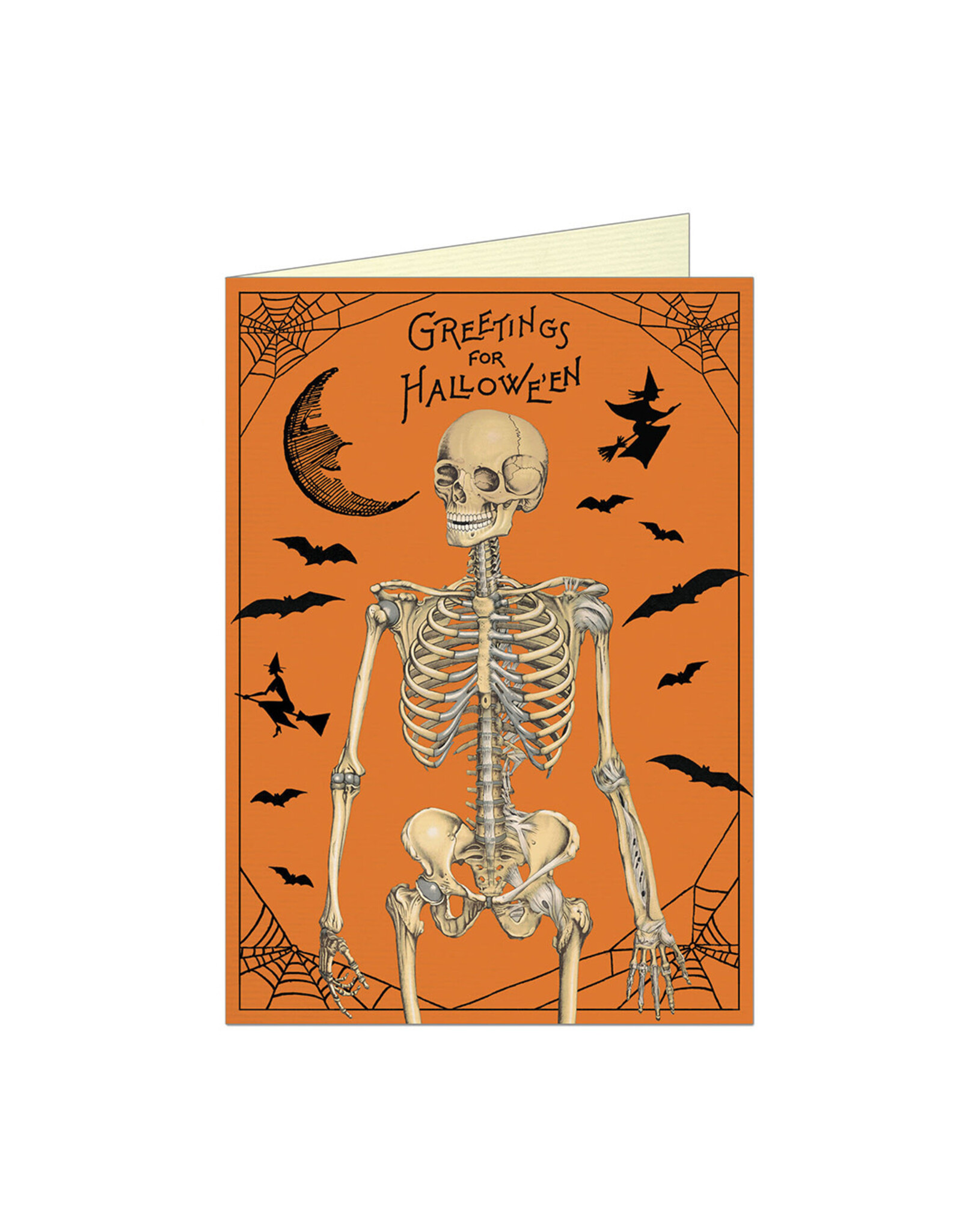 Cavallini Papers & Co. Halloween Skeleton Greeting Notecard