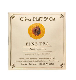 Oliver Pluff & Co. Peach Iced Tea - 1 Gallon Package