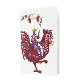 Oblation Papers & Press Rooster Museum Collection Letterpress Notecard