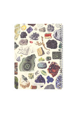 Cognitive Surplus Gems & Minerals Ruled A5 Spiral Notebook