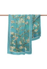 RainCaper Van Gogh Almond Blossom Fine Art Silk Blend Shawl