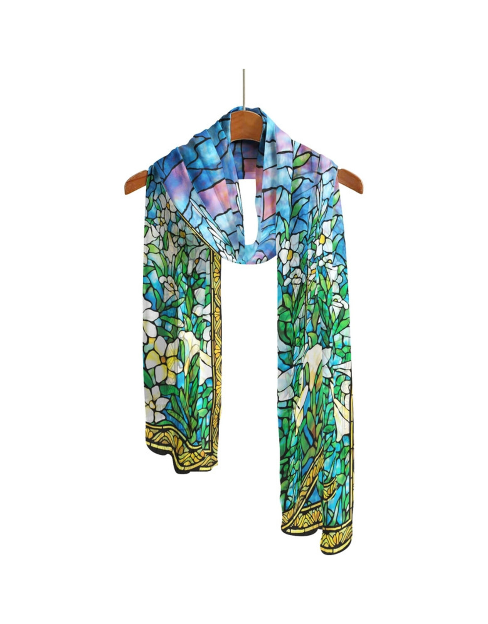 RainCaper Tiffany Field of Lilies Sheer Scarf