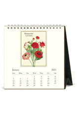 Cavallini Papers & Co. 2025 Desk Calendar Language of Flowers