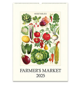 Cavallini Papers & Co. 2025 Wall Calendar Farmer's Market