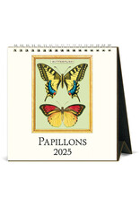 Cavallini Papers & Co. 2025 Desk Calendar Papillons