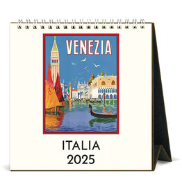 Cavallini Papers & Co. 2025 Desk Calendar Italia