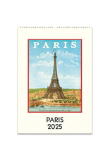 Cavallini Papers & Co. 2025 Wall Calendar Paris