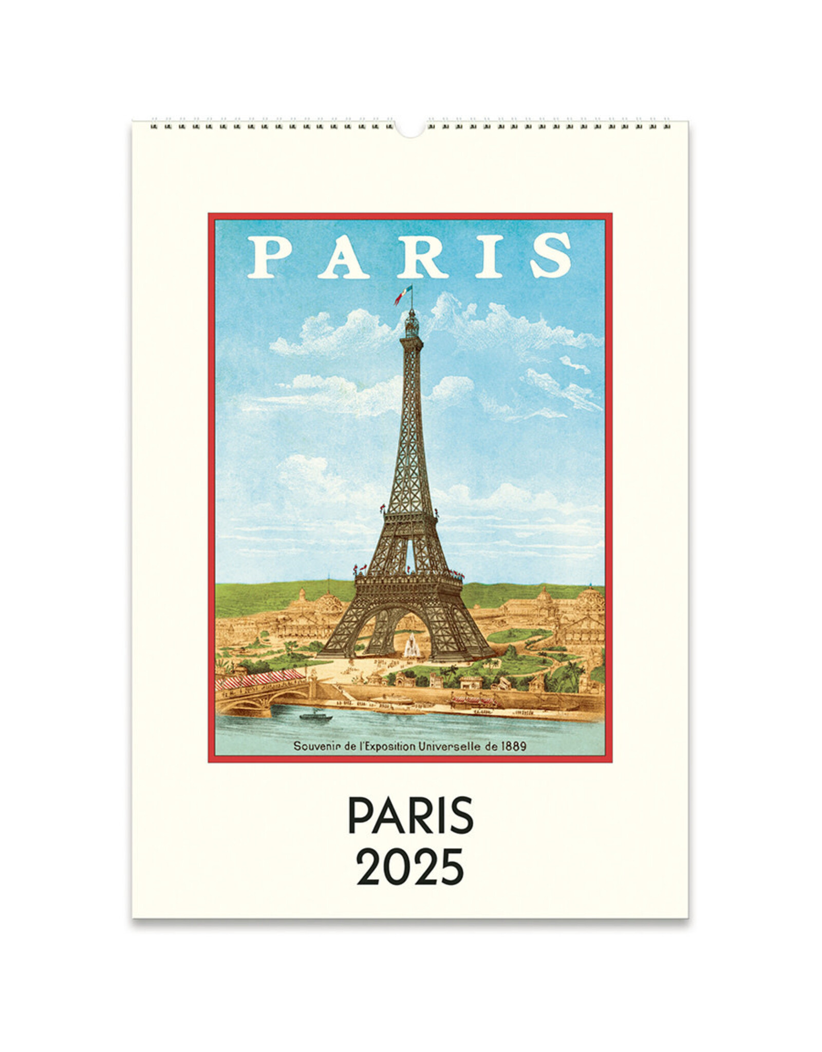 Cavallini Papers & Co. 2025 Wall Calendar Paris