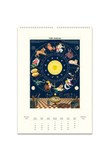 Cavallini Papers & Co. 2025 Wall Calendar Astronomy