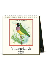 Cavallini Papers & Co. 2025 Desk Calendar Vintage Birds