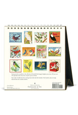 Cavallini Papers & Co. 2025 Desk Calendar Vintage Birds