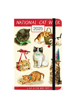 Cavallini Papers & Co. 2025 Weekly Planner Cat