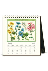 Cavallini Papers & Co. 2025 Desk Calendar Wildflowers