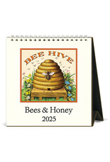 Cavallini Papers & Co. 2025 Desk Calendar Bees & Honey