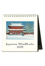 Cavallini Papers & Co. 2025 Desk Calendar Japanese Woodblock