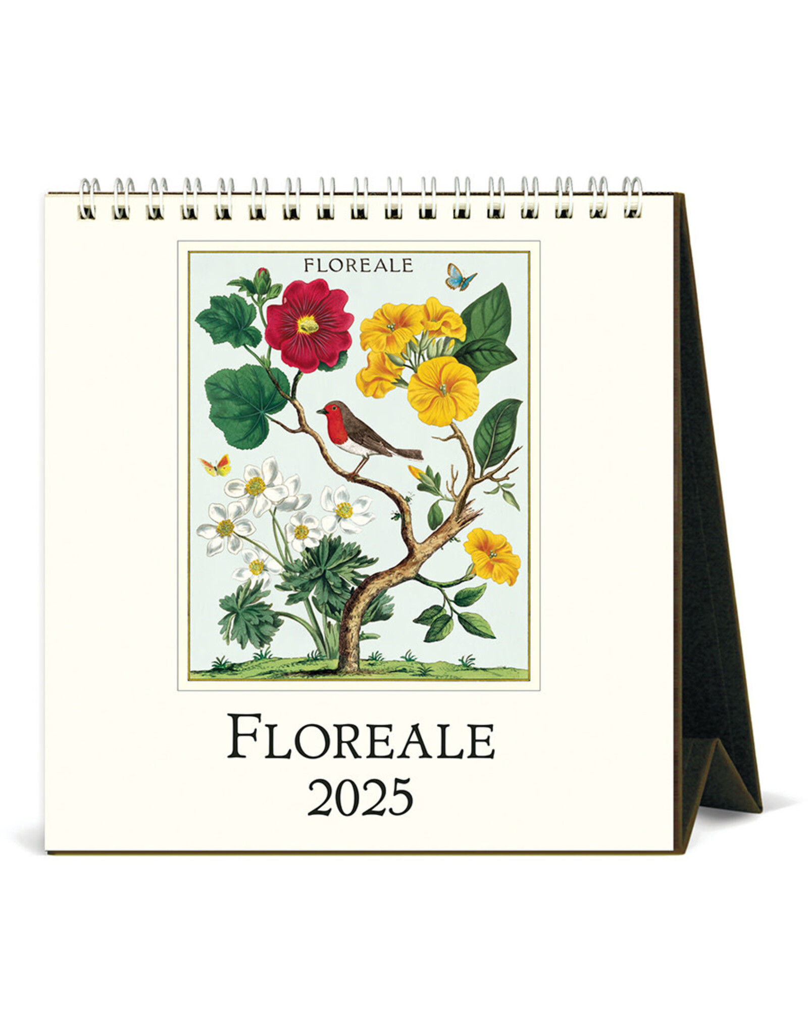 Cavallini Papers & Co. 2025 Desk Calendar Floreale