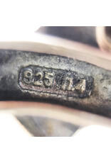 Sterling Dolphin Twist Bangle Bracelet