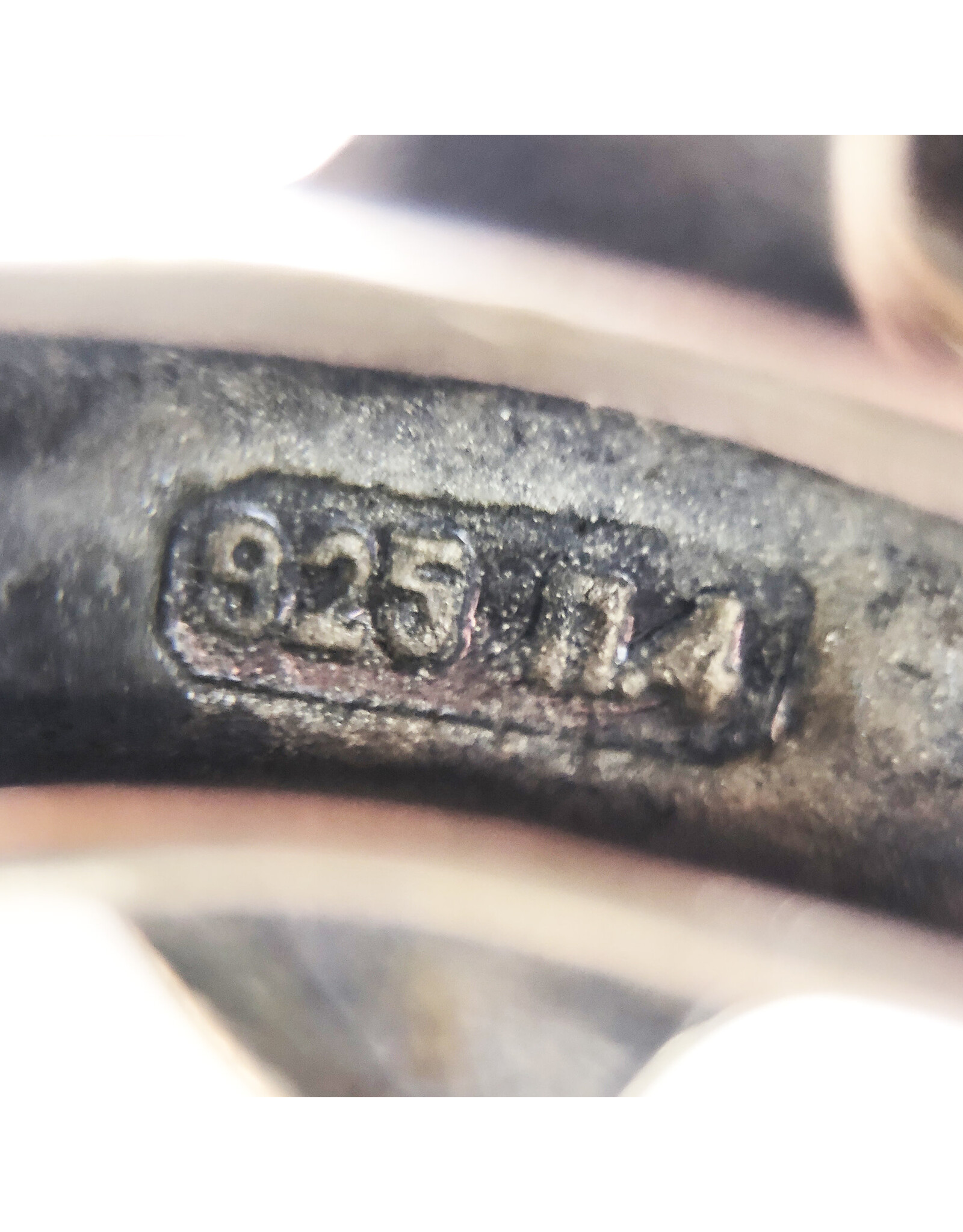 Sterling Dolphin Twist Bangle Bracelet