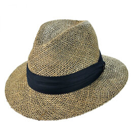 Jaxon Hats, Inc. Md/L Seagrass Straw Safari Fedora Hat