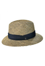 Jaxon Hats, Inc. Md/L Seagrass Straw Safari Fedora Hat